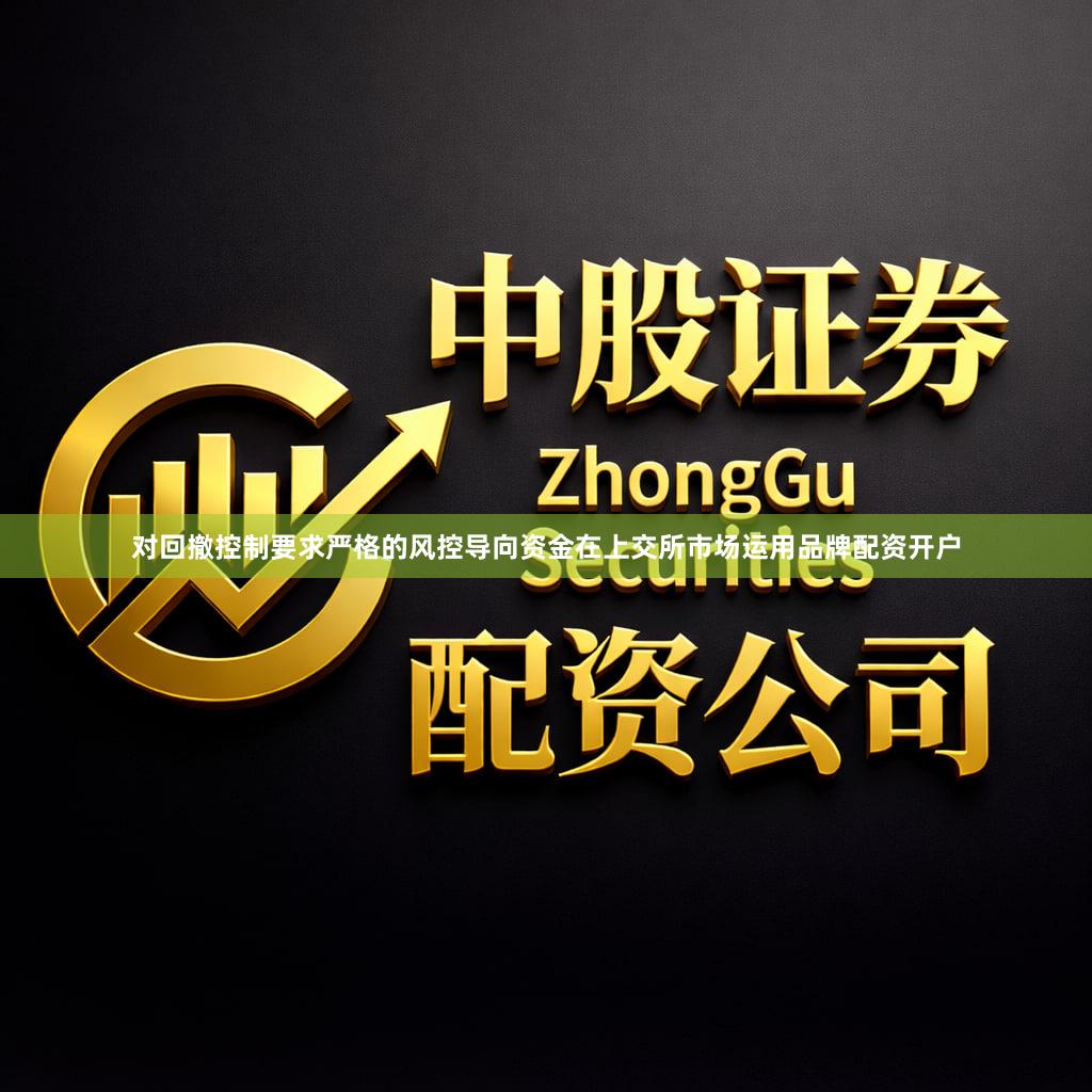 对回撤控制要求严格的风控导向资金在上交所市场运用品牌配资开户