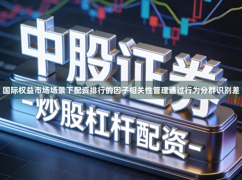 国际权益市场场景下配资排行的因子相关性管理通过行为分群识别差